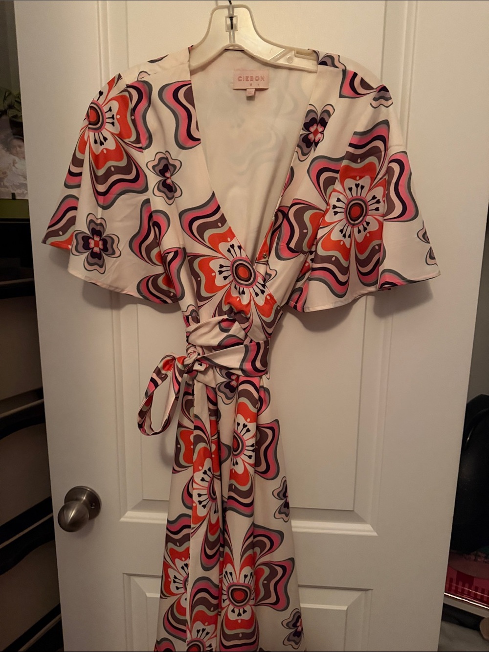 Floral Wrap Maxi Dress